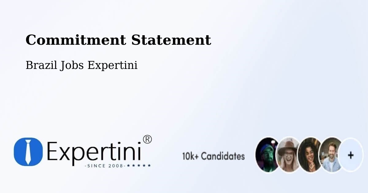 Corporate Commitment – Cerro Negro - Brazil Jobs Expertini